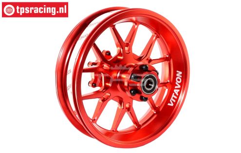 VITACRR-RD VITAVON Promoto CNC velg achter Rood, 1 st.