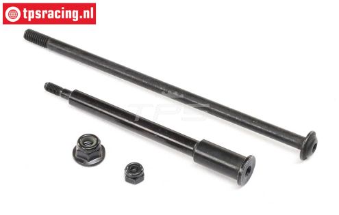 LOS262015 PROMOTO Wiel as voor-achter, set