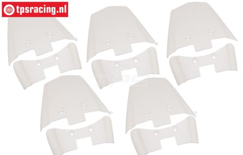 LOS-3268 PROMOTO Spatbord achter wit, Set