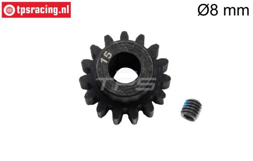 LOS-3740 LOSI 5IVE-T Stalen tandwiel 15T-Ø8 mm, 1 st.