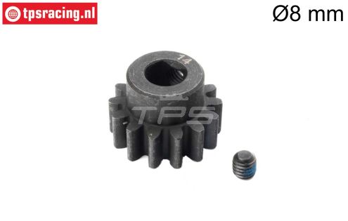 LOS-3730 LOSI 5IVE-T Stalen tandwiel 14T-Ø8 mm, 1 st.