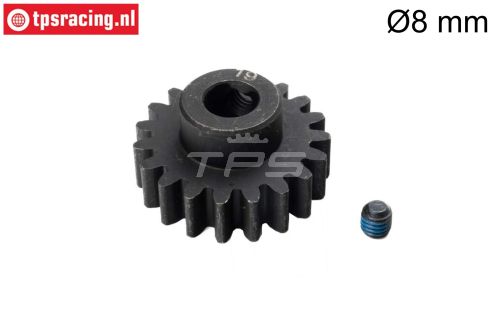 LOS-3733 LOSI 5IVE-T Stalen tandwiel 19T-Ø8 mm, 1 st.