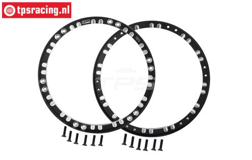 MX0505F-BK PROMOTO Alu-Velg ring voor Zwart, 2 st.