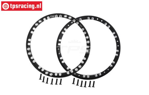 MX0505R-BK PROMOTO Alu-Velg ring achter Zwart, 2 st.