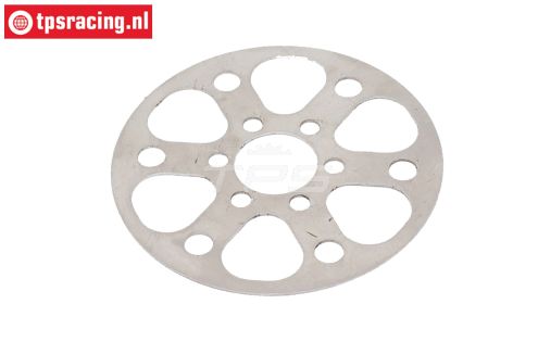 NRPC040 N-R-P Powergrip RVS afdekplaat, 1 st.