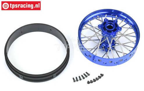 PRO283700T1 Pro-Spec Alu V2 achter velg blauw/blauw, set