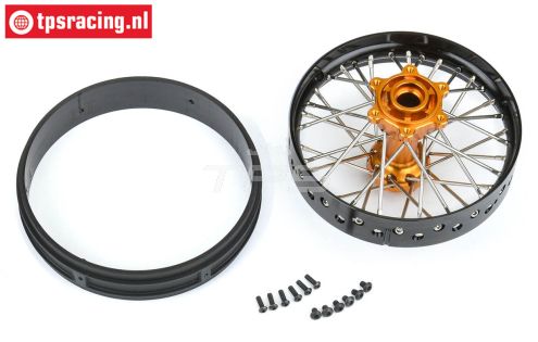 PRO283700T3 Pro-Spec Alu V2 achter velg goud/zwart, set