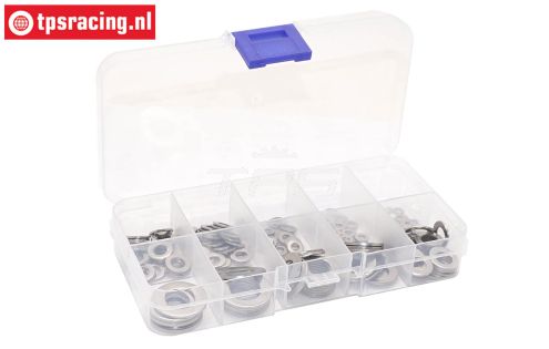 TPS1150/60 Stalen ringen assortiment M2~M10, 180 st.