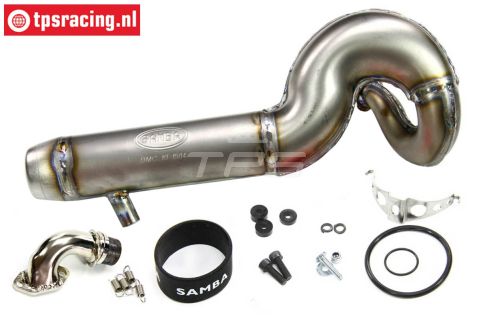 SAM8300 Samba 8 Titanium Tuning uitlaat, set