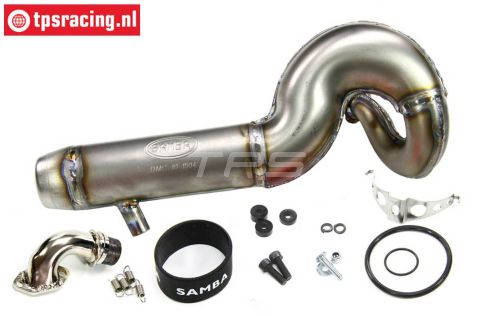 SAM8303 Samba 8 ESW Titanium uitlaat kort, set