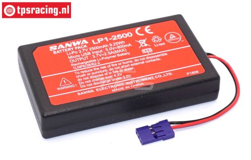 SNW107A10981A Sanwa LiPo 1S-2500 mHa accu, 1 st.