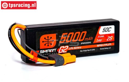 SPMX52S50H5 LIPO 7.4V 5000mAh 2S 50C Smart, 1 st.