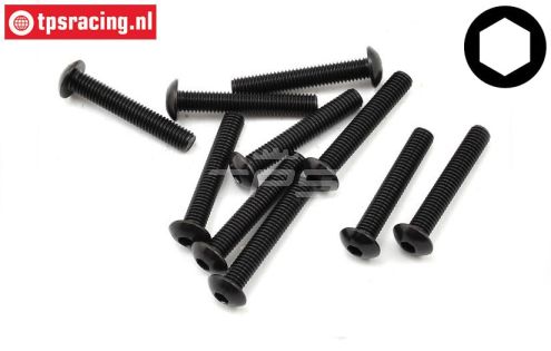 TLR255020 TLR Inbus Bolkop M5-L20 mm, 10 st.