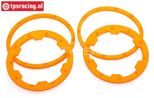 TPS5030/OR HD Nylon Beadlock Oranje Ø120 mm, 4 st.