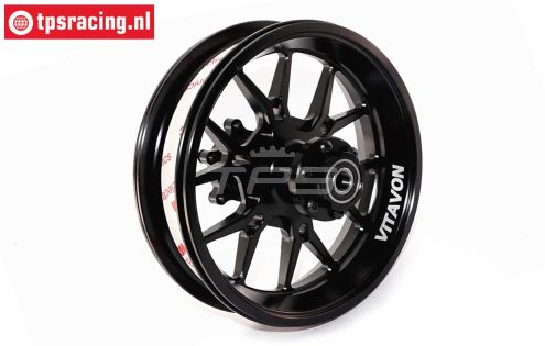 VITACRR-BK VITAVON Promoto CNC velg achter Zwart, 1 st.