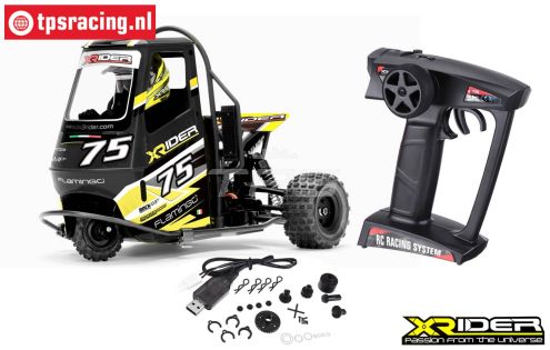 XR83001-04 X-Rider Flamingo Tricycle RTR Zwart, Set