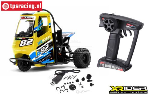 XR83001-02 X-Rider Flamingo Tricycle RTR Geel, Set