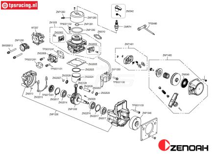 Bouwtekening Zenoah PUM320