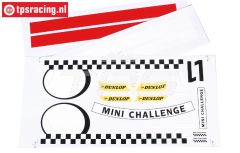 FG5185 Team Stickers MINI Cooper, Set