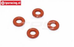 FG67320/16 Schokdemper Siliconen O-ring, Ø3-H2 mm, 4 st