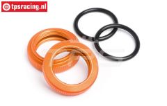 HPI87492 Schokdemper instelring Oranje Ø20 mm, 2 st.