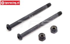 LOS254060 Draag arm stift voor Super Rock Rey, 2 st.