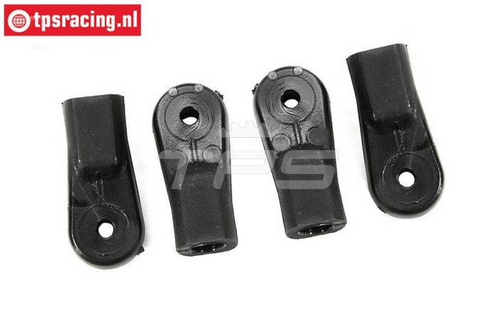 FG6477/04 Kunststof pen houder wielblok achter, 4 St.