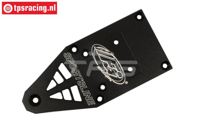 FG69286 Black Edition Alu-Voor as plaat 1/5 4WD, 1 st.