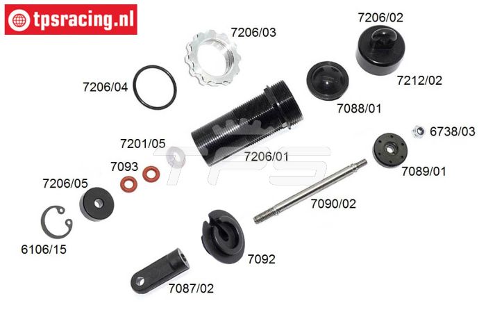 Bouwtekening FG Schokdempers FG'23-Ø20