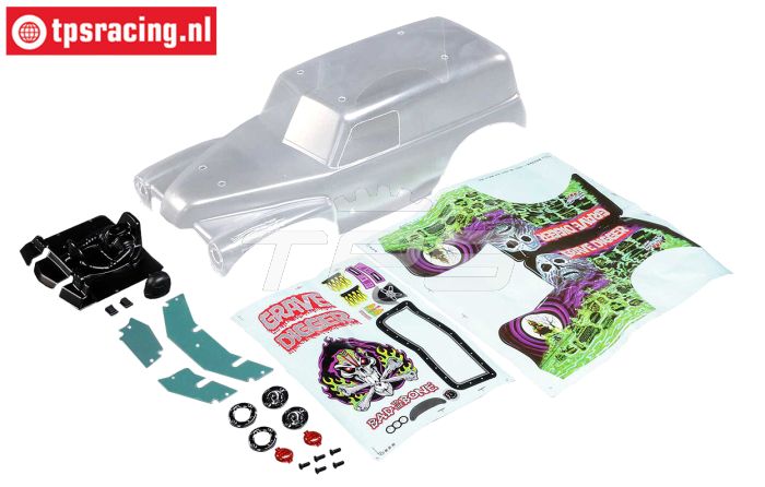 LOS240014 LMT Grave Digger kap transparant, set