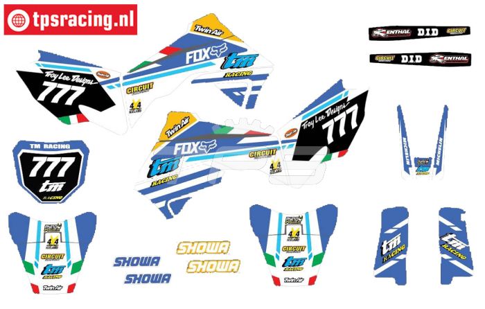 CS0980/64 PROMOTO stickers TM Racing, set