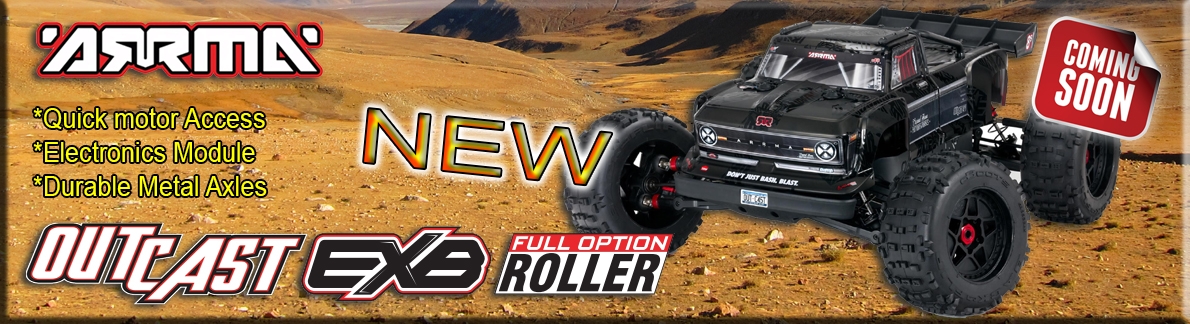 ARRMA OUTCAST 4WD EXtreme Bash Roller Stunt Truck